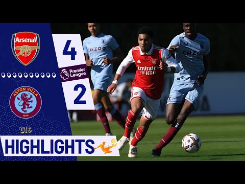 Highlights Arsenal vs Aston villa | U18 Premier League  2023/24