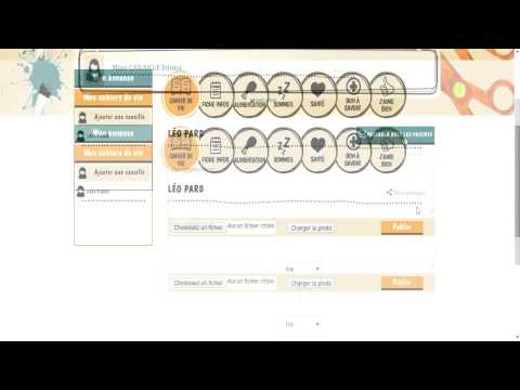 Tutoriel Cahier de Vie