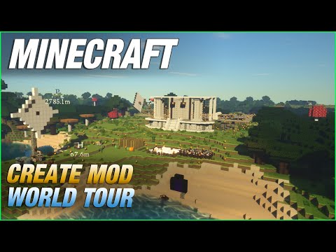 Minecraft Create Mod World Tour