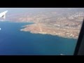 A320 take off Heraklion airport, Crete, Greece 