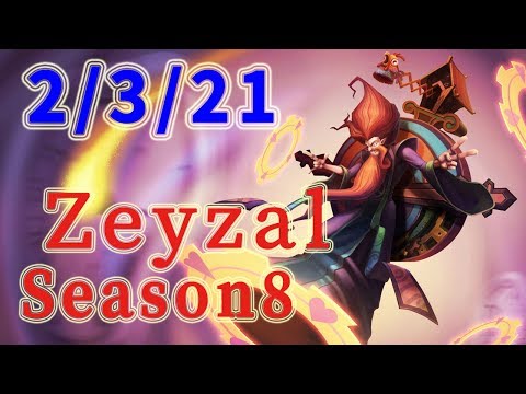C9 Zeyzal Zilean Support vs Alistar Patch 8.21