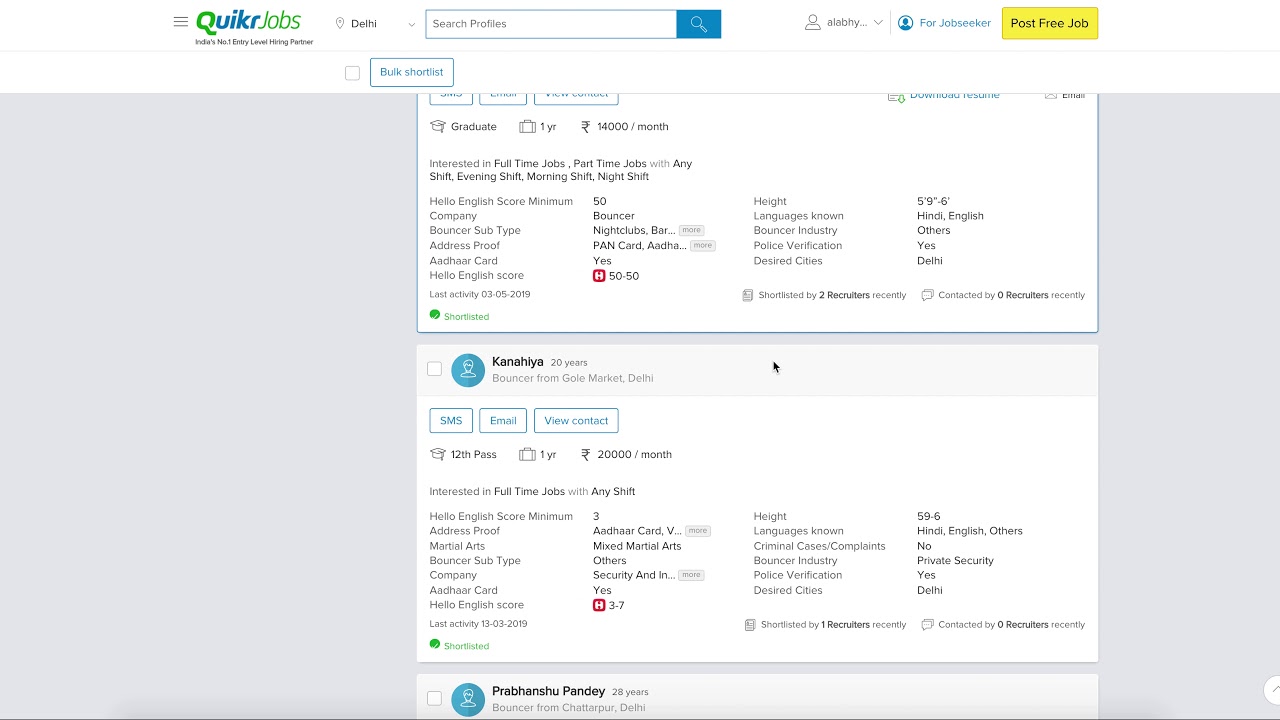 QuikrJobs - How To Use Instant Hire Pack