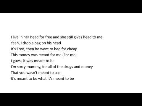 Stay Flee Get Lizzy feat. Fredo & Central Cee - Meant To Be - (lyrics)