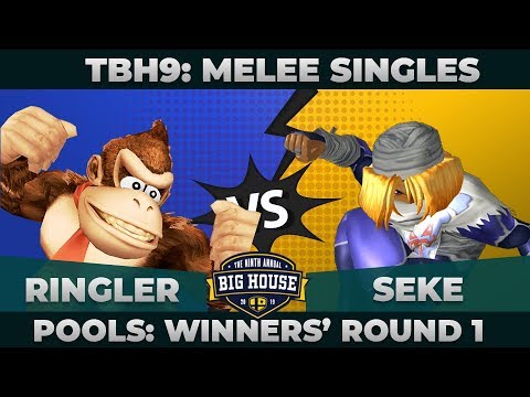 Ringler vs Seke - Pools Winners' Round 1: Melee Singles - TBH9 | Donkey Kong vs Sheik