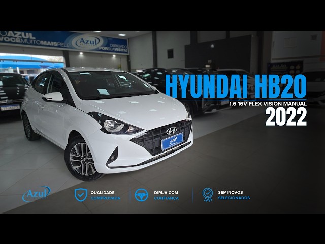 Vídeo HYUNDAI HB20 1.6 16V FLEX VISION MANUAL
