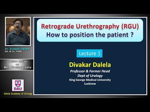 Lecture 1 On Male Urethrography