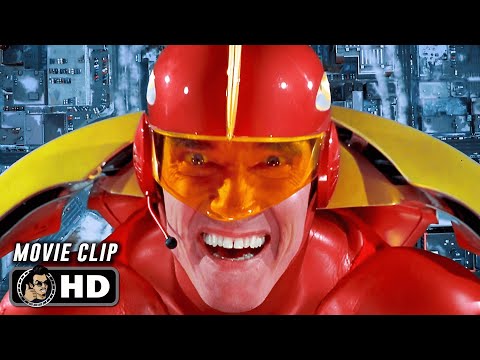 Arnold Becomes Turbo Man Scene | JINGLE ALL THE WAY (1996) Movie CLIP HD