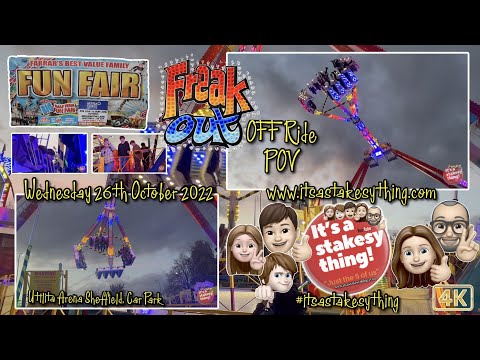Freak Out, Off Ride POV Farrar’s Fun Fair Sheffield - October 2022 #itsastakesything