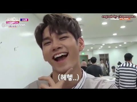 Wanna One Cute and Funny Moments (Show Champion Behind English Sub)