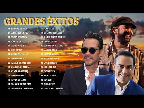 Gilberto Santa Rosa, Marc Anthony y Juan Luis Guerra VIEJITAS SALSA ROMANTICA sus mejores canciones