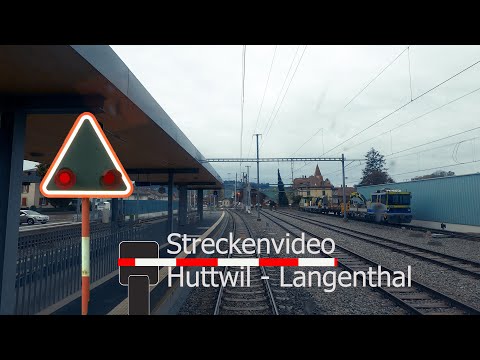 cab ride / Führerstandsmitfahrt Huttwil - Langenthal