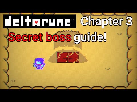 Deltarune Chapter 3 | Shadow mantle / Secret boss full guide
