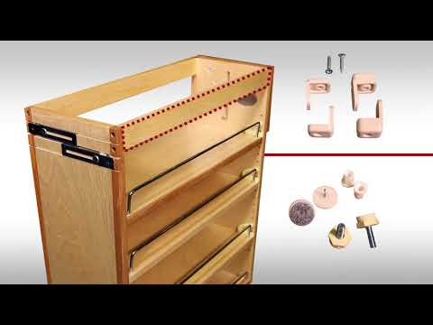 Rev-A-Shelf 448 Series Soft Close Base Organizer Installation