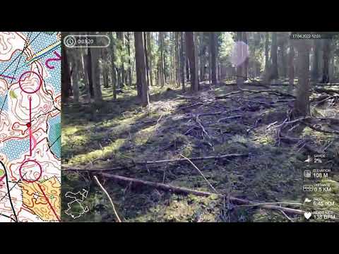 Headcam Orienteering #7 - Auces Kauss (17/04/2022)