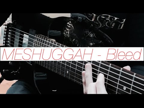 MESHUGGAH - Bleed [Full Guitar Cover]