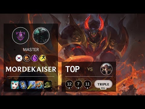 Mordekaiser Top vs Sett - KR Master Patch 10.6