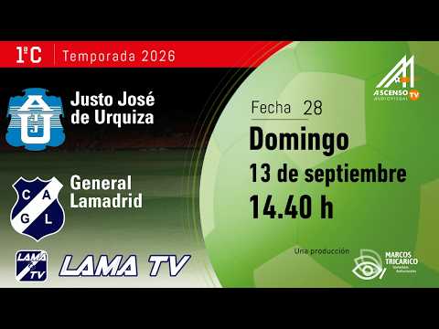 #PRIMERA C | J. J. URQUIZA - GRAL. LAMADRID | FECHA 28