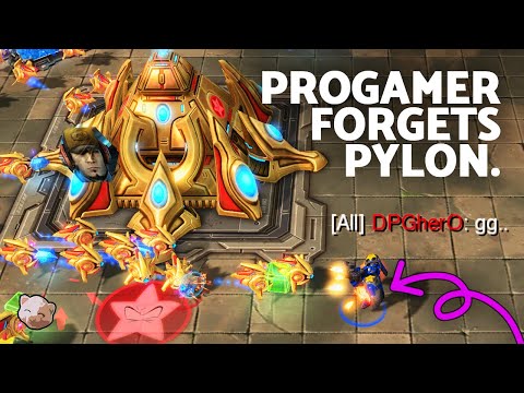 Progamer forgets his pylon… | StarCraft 2 - herO vs Cure (Bo3 PvT)