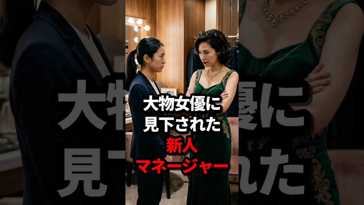 大物女優に見下された新人マネージャー#スカッとする話 #スカッと #成敗#芸能界 #ショートドラマ