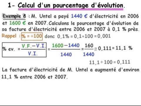 comment appliquer un pourcentage d'augmentation sur excel