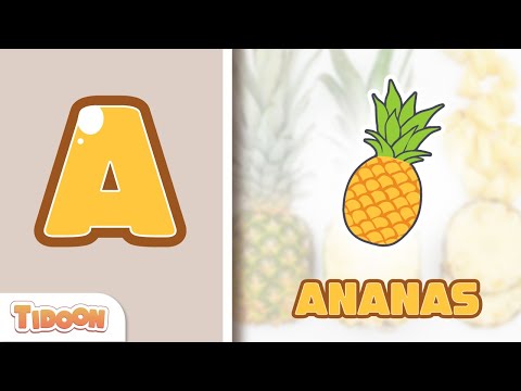 Apprends l'alphabet en français : ABC en image pour les maternelles⎢ Tidoon