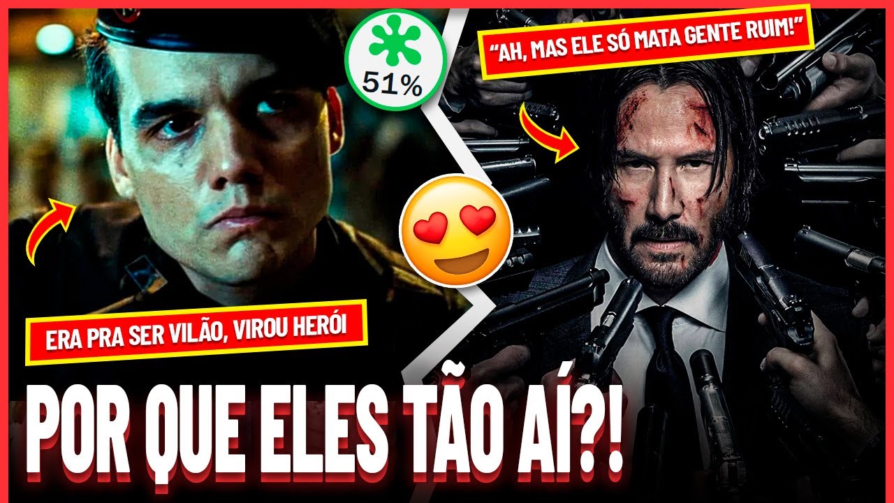 5 Anti-Heróis ICÔNICOS dos Filmes