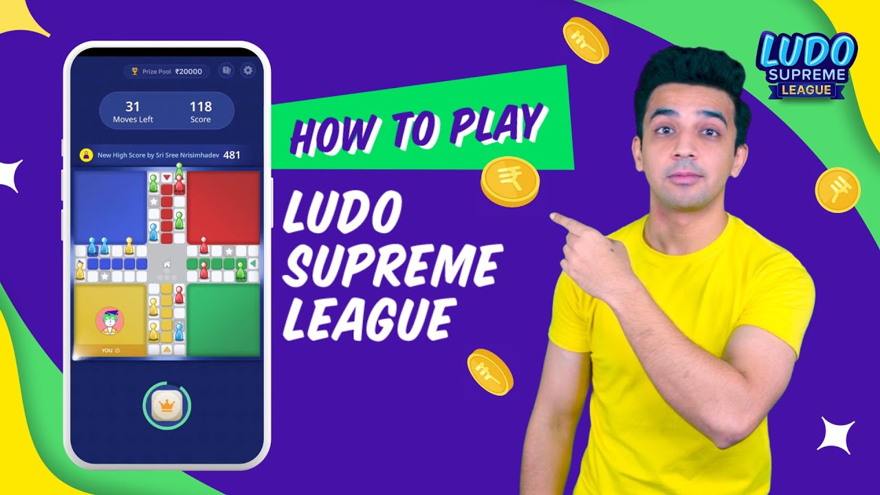 Play real money ludo game online with your friends or with smart computer  which is waiting for you. For Download: http…