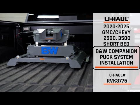 2020-2025 GMC/Chevy 2500/3500 Short Bed | U-Haul B&W Companion OE 5th Wheel Installation | RVK3775