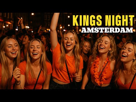 Kings Night in Amsterdam 2025 Kings Day (Koningsdag 2025) Walking Tour Netherlands