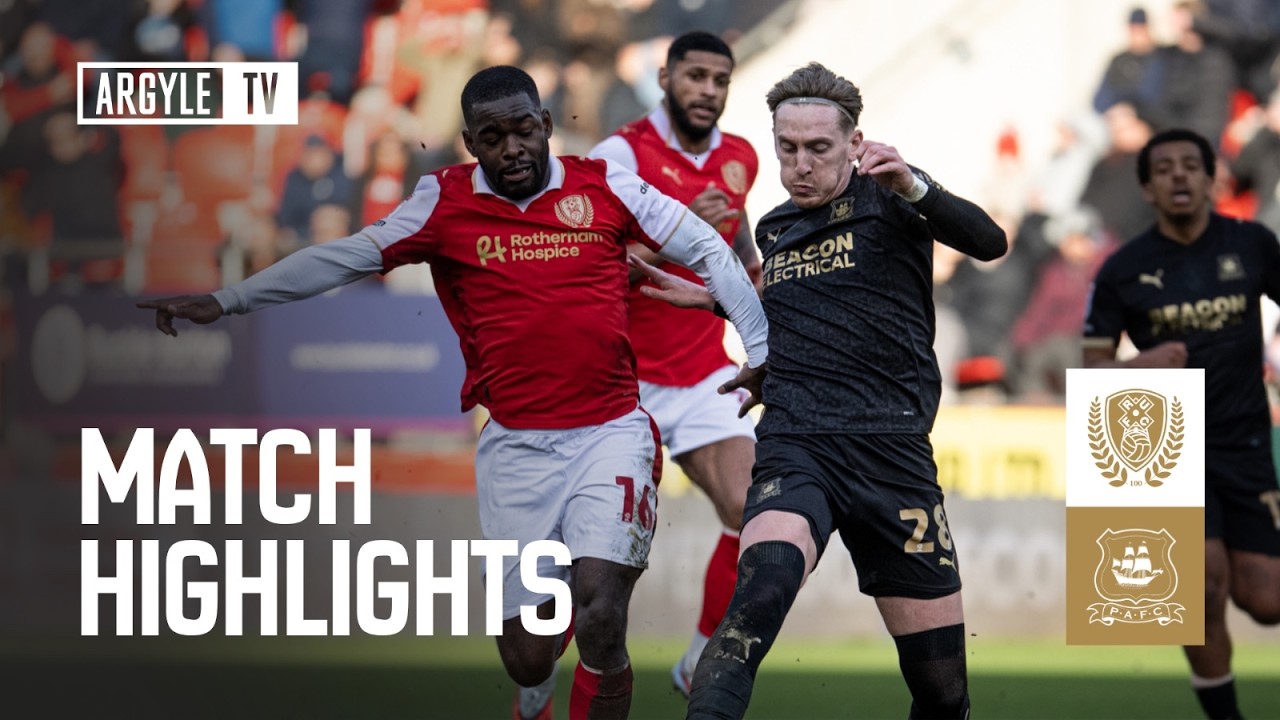 Rotherham United vs Plymouth Argyle Highlights