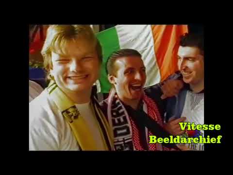 Derry City supporters in Arnhem ✮ Uefa Cup ✮ 20.09.1992