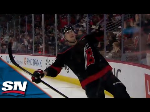 Hurricanes' Martin Necas Splits Blackhawks' Defence To Score Slick Goal
