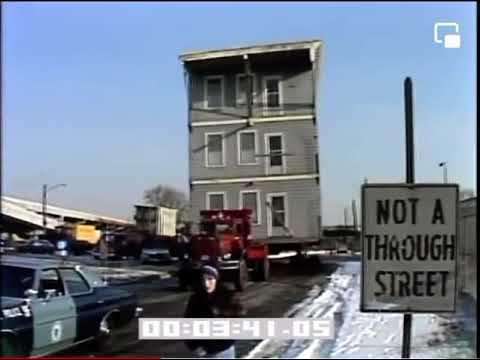 Moving A Three Decker House From Neptune Rd East Boston 1978