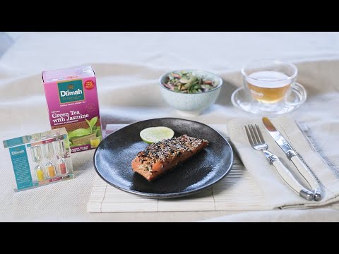 Jasmine Green Tea Crusted Salmon Recipe