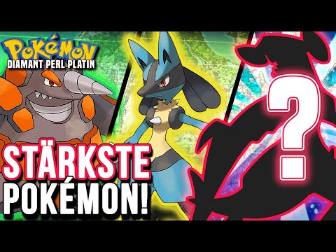 Die 10 STÄRKSTEN nicht legendären Pokemon aus Diamant Perl und Platin!