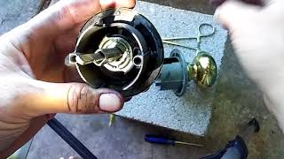 Fixing an exterior doorknob that only turns partway