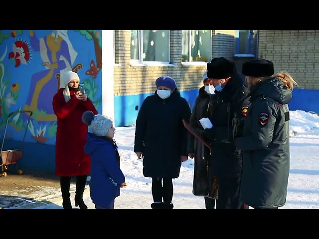 Бөгелмә балалар бакчасында тәрбияләнүче кыз “Полицейский Степа абый” бәйгесендә төп призга лаек булды