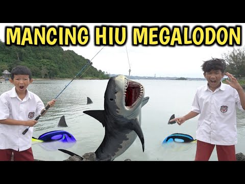 ADNAN MANCING IKAN HIU MEGALODON TERBESAR YANG PERNAH ADA