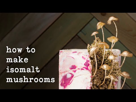 Making Isomalt Mushrooms