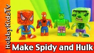 Make Vinyl Spider-Man and Hulk Markers Rose Art Color Blanks Marvel by HobbyKidsTV