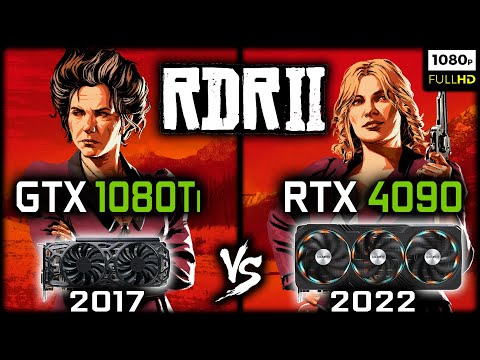 GTX 1080 Ti vs RTX 4090 in Red Dead Redemption 2 | 1080p - Benchmark