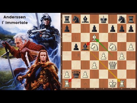 La Partita Immortale Originale - Anderssen vs Kieseritzky | Partite Commentate di Scacchi