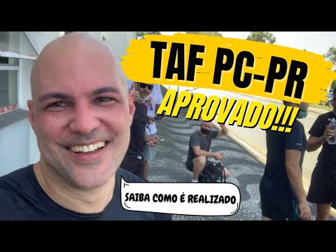 Fiz o TAF da PCPR e fui aprovado! Saiba como foi a prova!