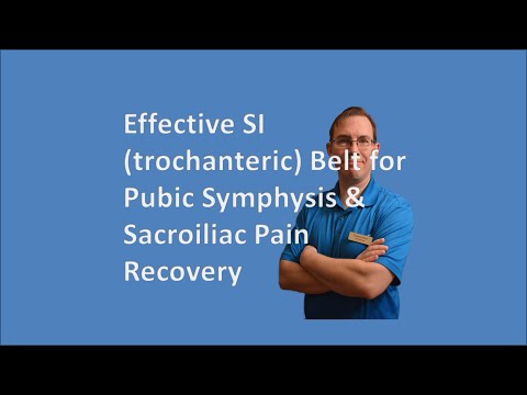 Effective SI (trochanteric) Belt for Pubic Symphysis & Sacroiliac Pain Recovery (Insights:Low back)