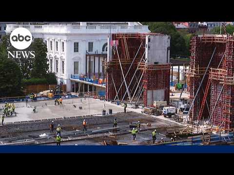 President Trump allowed to keep building ballroom while Supreme Court weighs case