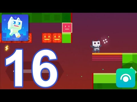 Super Phantom Cat - Gameplay Walkthrough Part 16 - Halloween: Levels 1-3 (iOS)