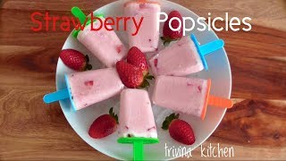 Download lagu RESEP ES STRAWBERRY POPSICLES | MUDAH CUMA 3 BAHAN | TRIVINA KITCHEN mp3