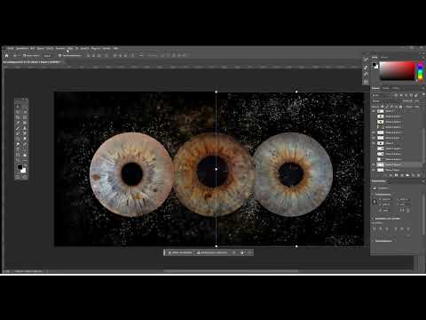 Iris Effektexplosion Bildbearbeitung in Adobe Photoshop komplette Anleitung zum anschauen