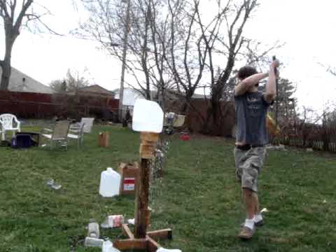 Raptor Katana Cutting HUGE Jugs!