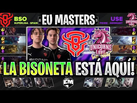 LA BISONETA FIEL A SU ESTILO! | BSO vs USE PARTIDA COMPLETA EUROPEAN MASTERS LVP ESPAÑOL